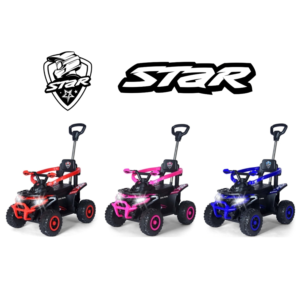 Pojazd na akumulator Star ATV Red
