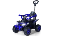 Elektrinis keturratis su rankena Star ATV, Blue-Elektromobiliai vaikams, Keturračiai ir bagiai-e-vaikas