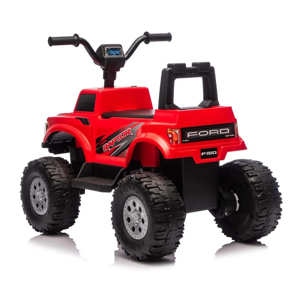 Elektromobilis Ford F-150 Raptor, Red-Elektromobiliai vaikams, Mašinos-e-vaikas