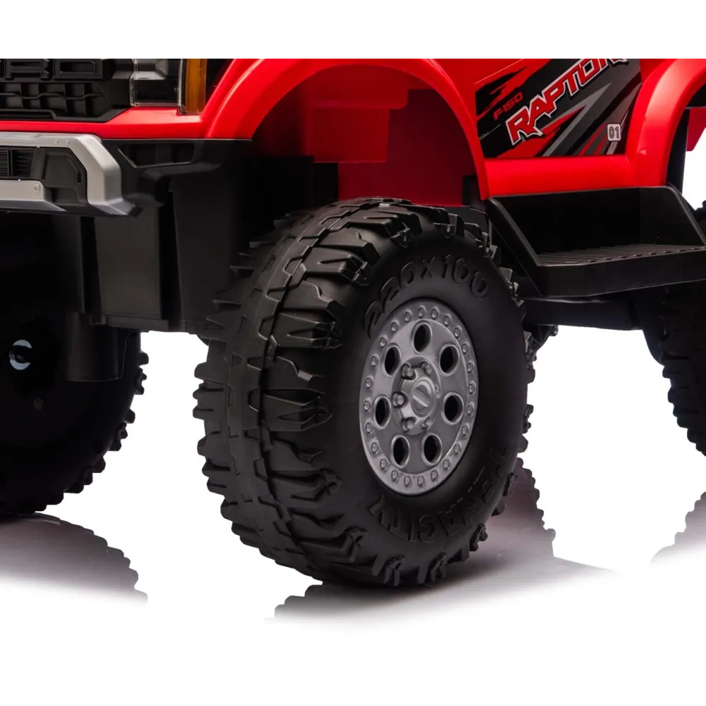 Elektromobilis Ford F-150 Raptor, Red-Elektromobiliai vaikams, Mašinos-e-vaikas