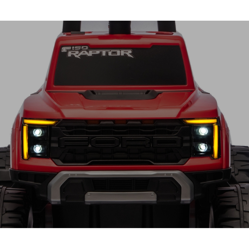 Elektromobilis Ford F-150 Raptor, Red-Elektromobiliai vaikams, Mašinos-e-vaikas