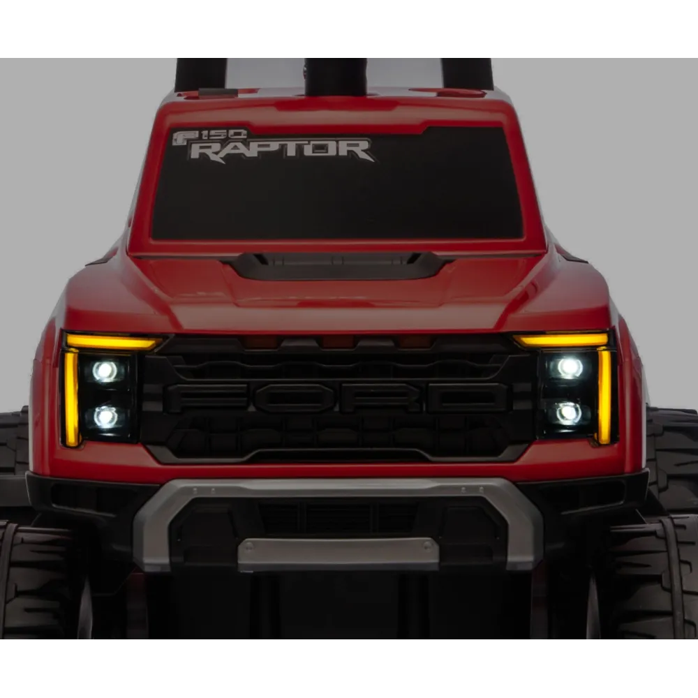Elektromobilis Ford F-150 Raptor, Red-Elektromobiliai vaikams, Mašinos-e-vaikas