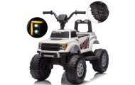Elektromobilis Ford F-150 Raptor, White-Elektromobiliai vaikams, Mašinos-e-vaikas