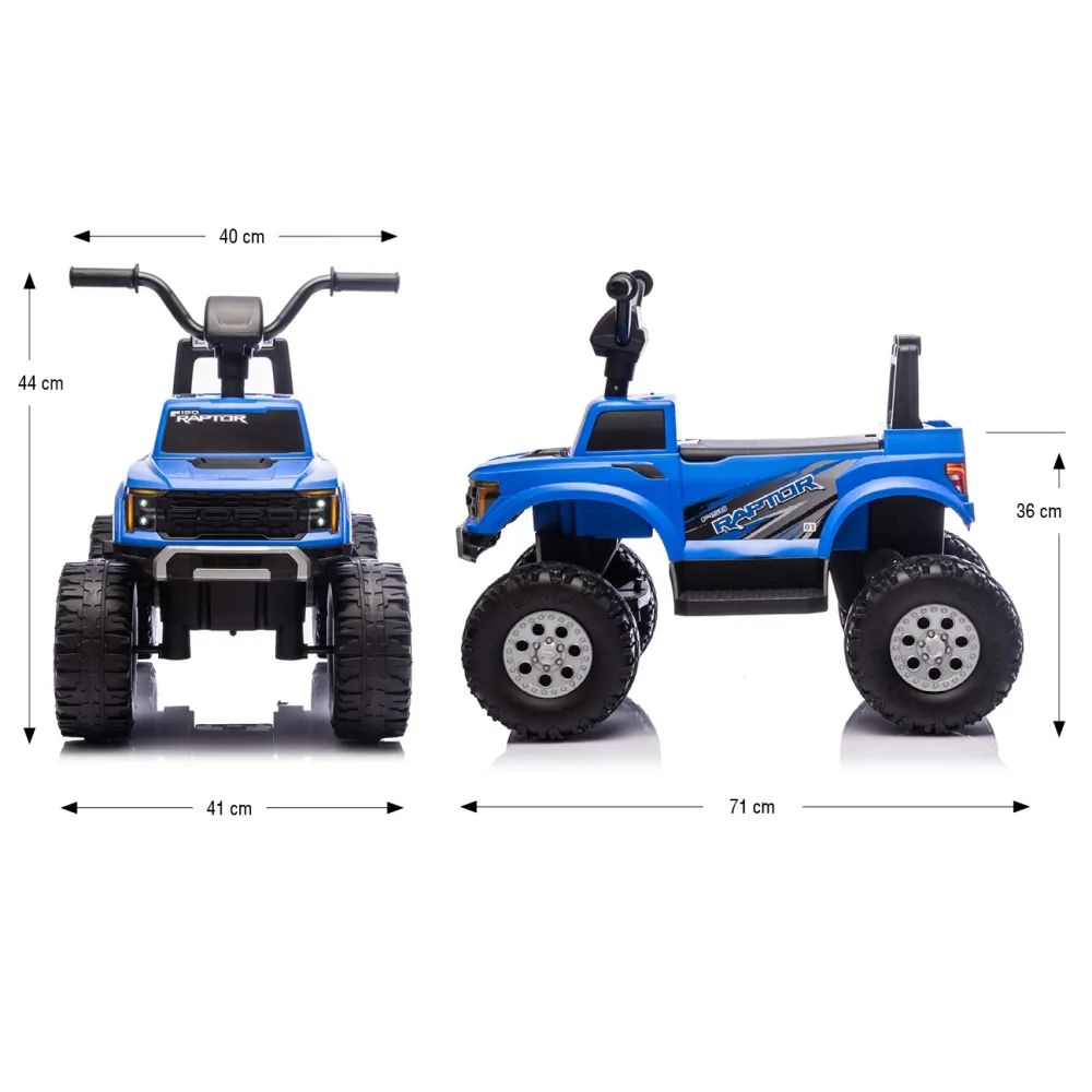 Elektromobilis Ford F-150 Raptor, Blue-Elektromobiliai vaikams, Mašinos-e-vaikas