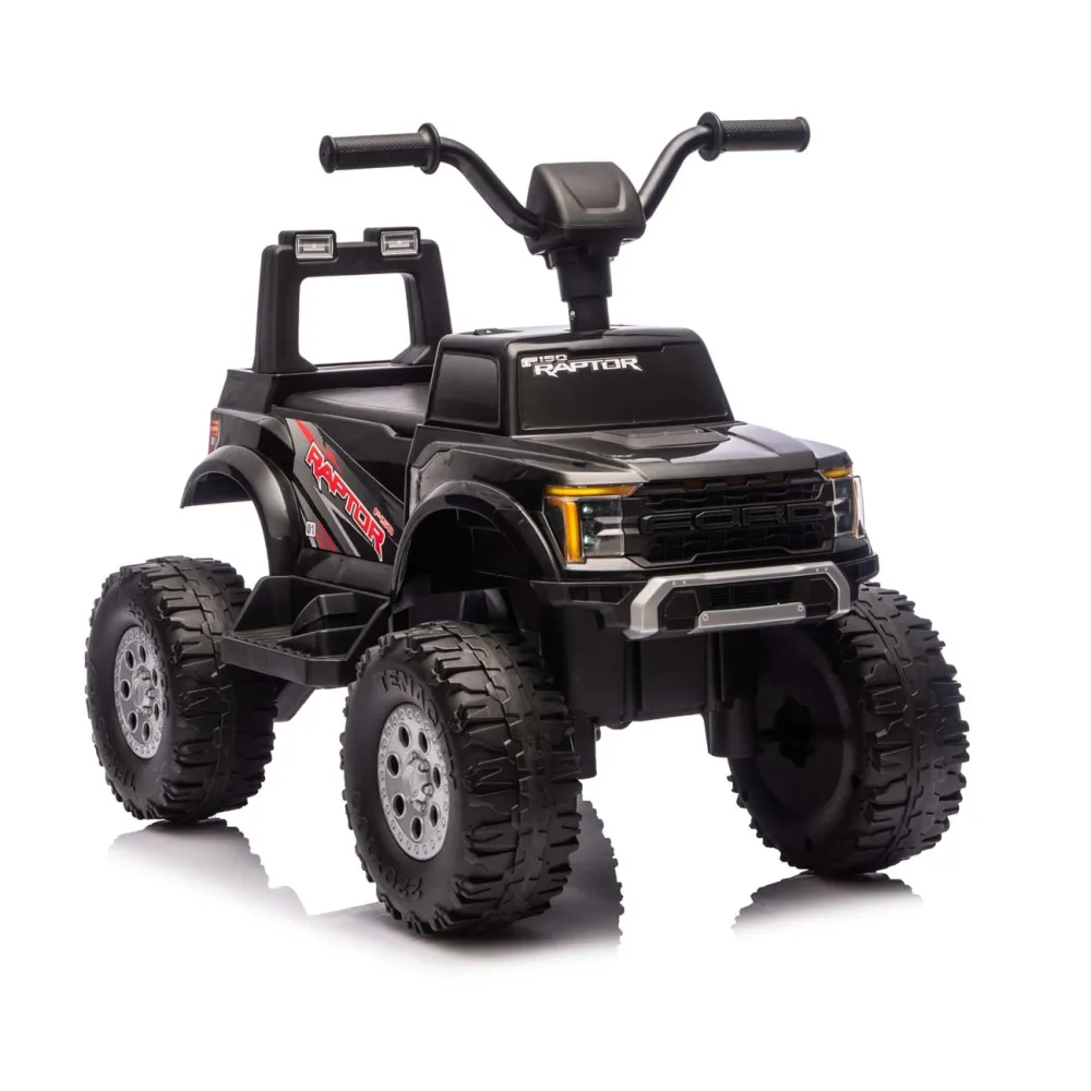 Elektromobilis Ford F-150 Raptor, Black-Elektromobiliai vaikams, Mašinos-e-vaikas