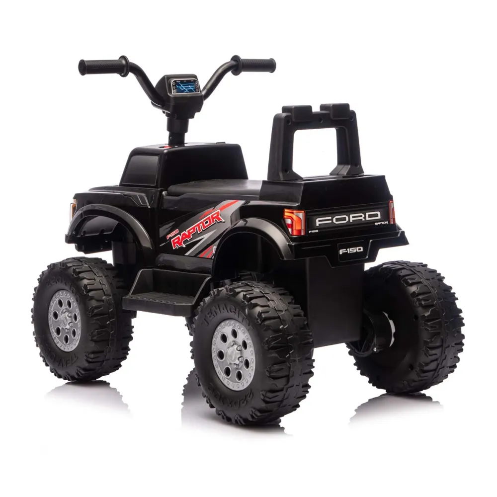 Elektromobilis Ford F-150 Raptor, Black-Elektromobiliai vaikams, Mašinos-e-vaikas