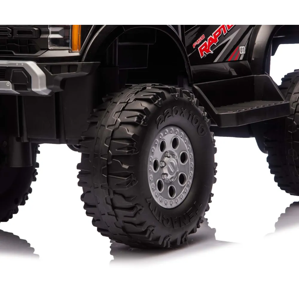 Elektromobilis Ford F-150 Raptor, Black-Elektromobiliai vaikams, Mašinos-e-vaikas