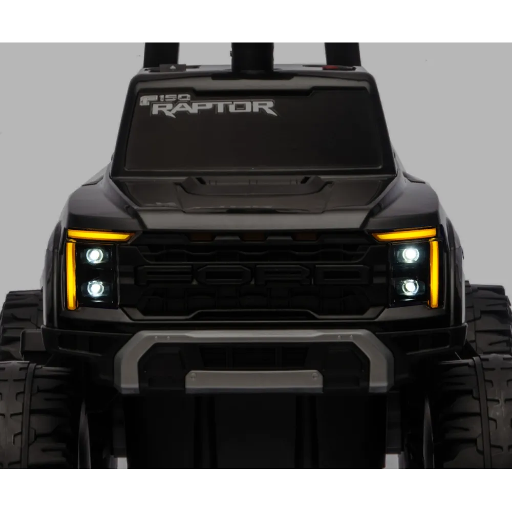 Elektromobilis Ford F-150 Raptor, Black-Elektromobiliai vaikams, Mašinos-e-vaikas