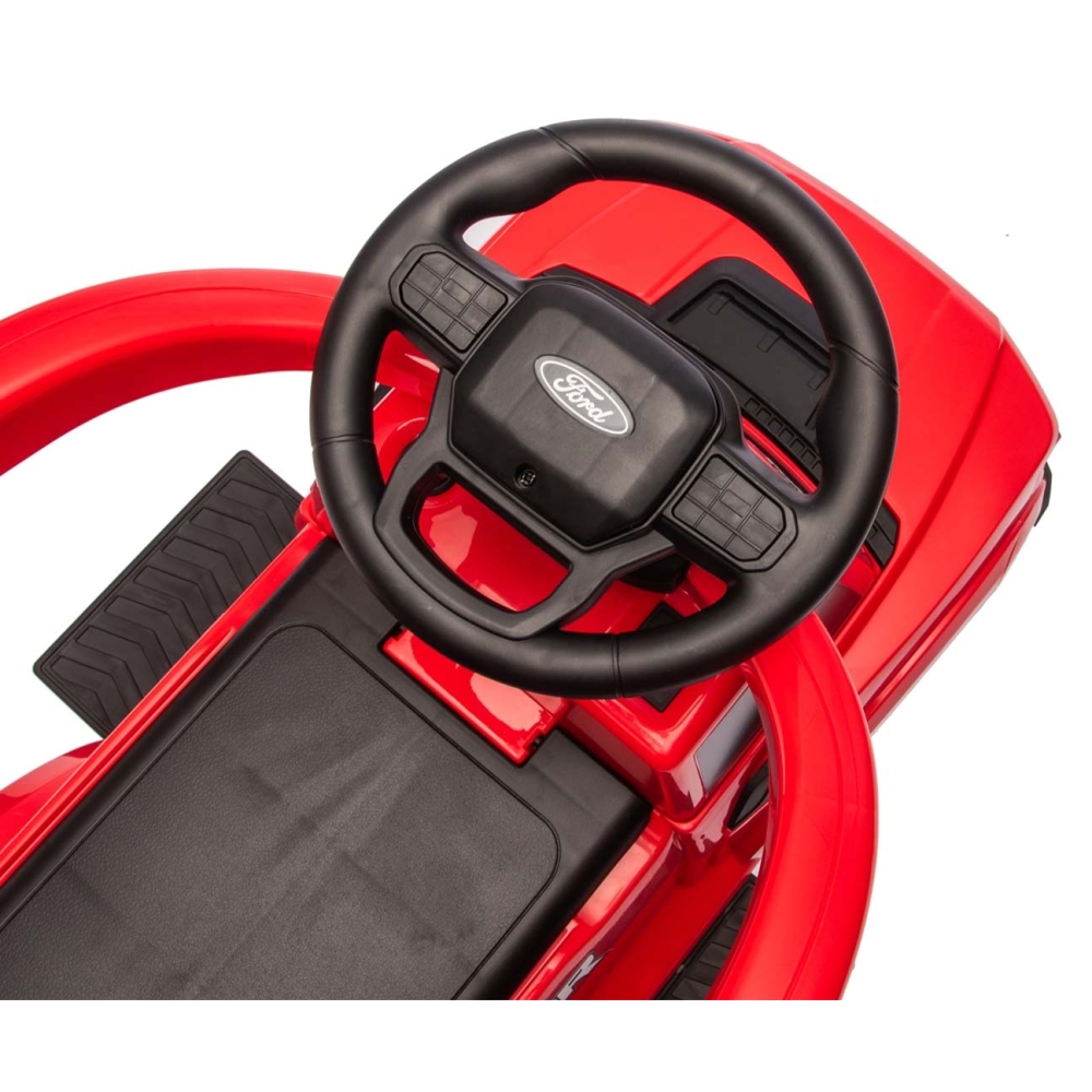 Paspiriama mašinėlė su rankena Ford F-150 3w1, raudona-Judėjimui, Paspiriamosios mašinėlės ir jų priedai, Paspiriamos mašinėlės-