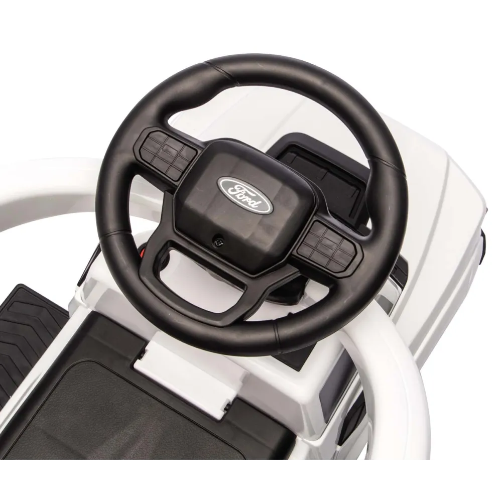 Paspiriama mašinėlė su rankena Ford F-150 3w1, balta-Judėjimui, Paspiriamosios mašinėlės ir jų priedai, Paspiriamos mašinėlės-e-