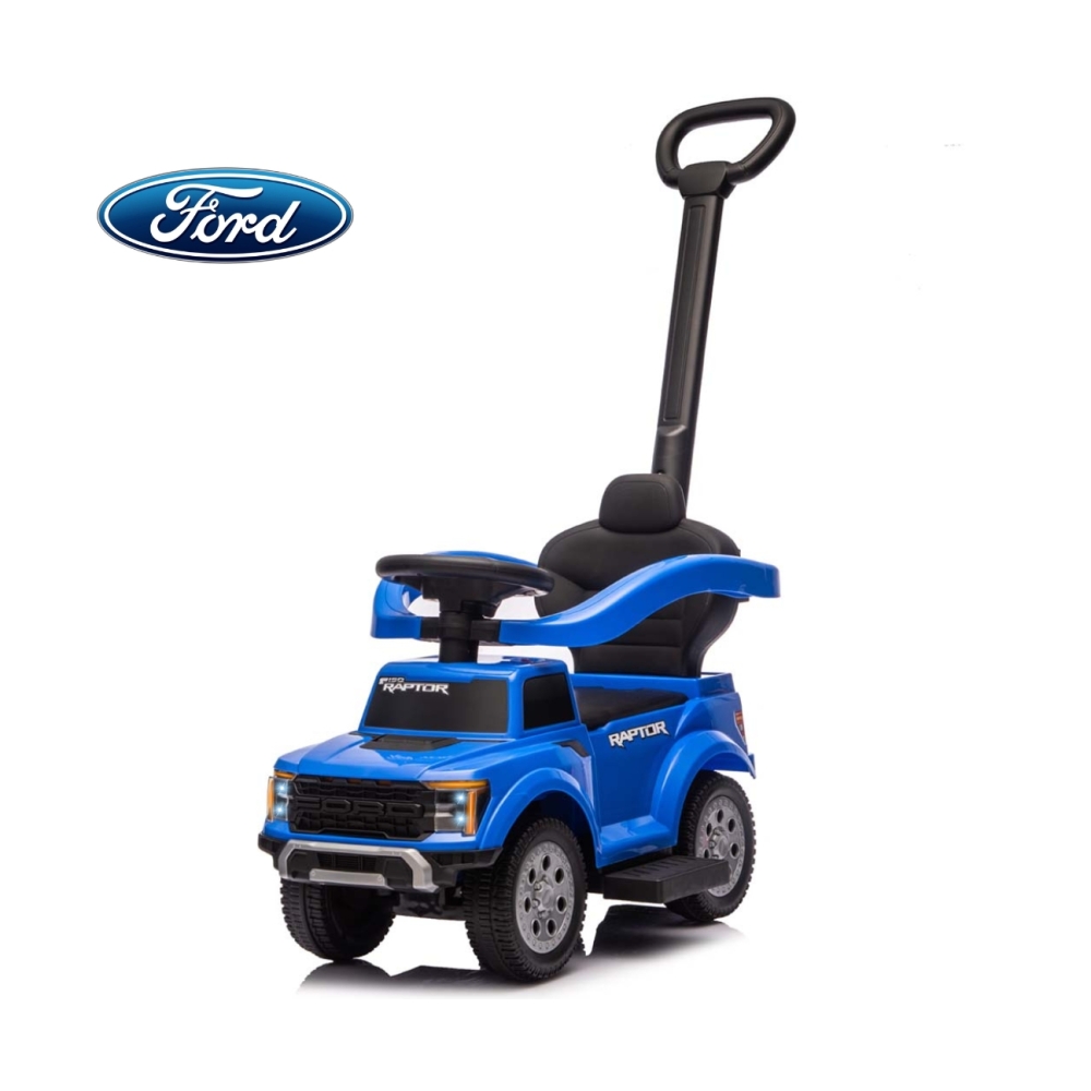 Paspiriama mašinėlė su rankena Ford F-150 3w1, mėlyna-Judėjimui, Paspiriamosios mašinėlės ir jų priedai, Paspiriamos mašinėlės-e