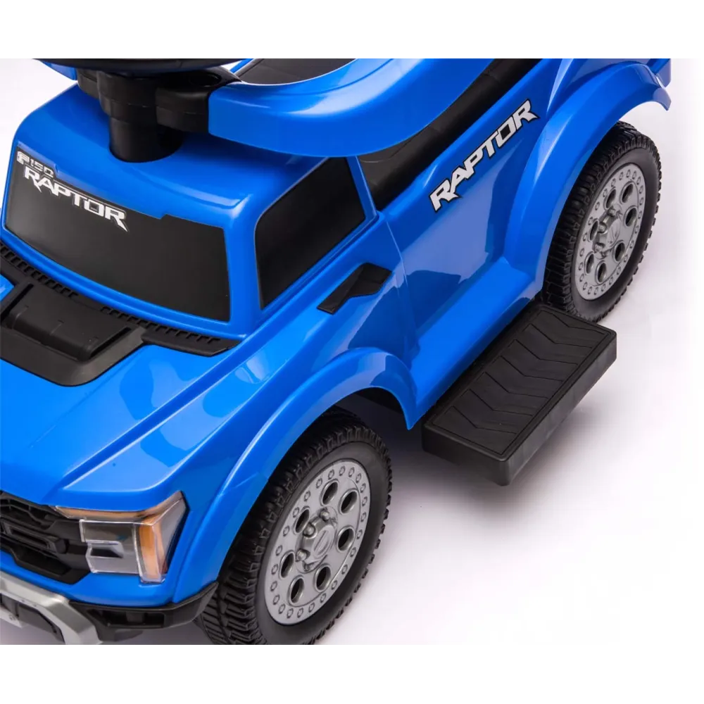 Paspiriama mašinėlė su rankena Ford F-150 3w1, mėlyna-Judėjimui, Paspiriamosios mašinėlės ir jų priedai, Paspiriamos mašinėlės-e