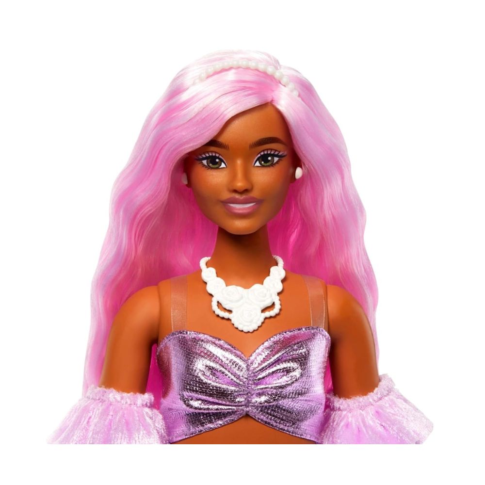 Mattel HYV25 Barbie Lalka Deluxe Style z Różowymi włosami