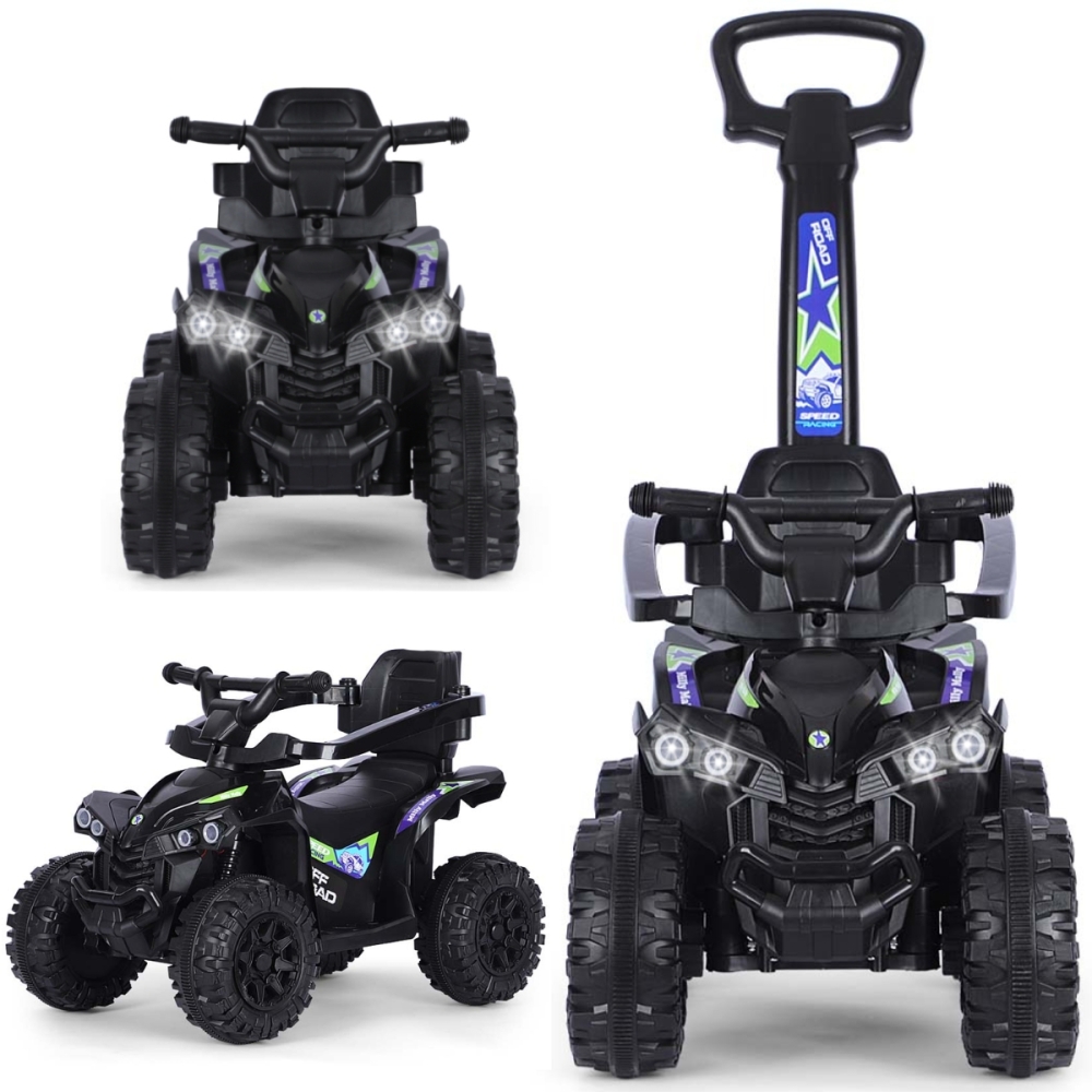 Pojazd z rączką Wild Black