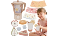 Medinis maišytuvo rinkinys TOOKY TOY su priedais – 18 dalių rinkinys-Žaislai, Profesijos, buities žaislai, Mediniai, Mažiesiems 