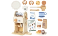 TOOKY TOY Wooden Coffee Set - Barista Express					
