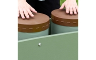 MASTERKIDZ Two Freestanding Conga Drums					
