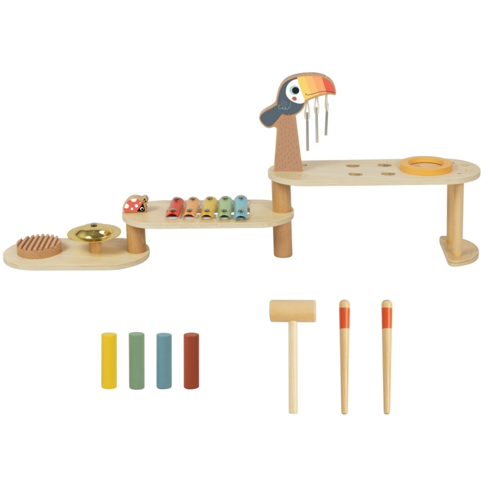 Mokomasis muzikinis stalelis TOOKY TOY Tukanas-LEKER-e-vaikas
