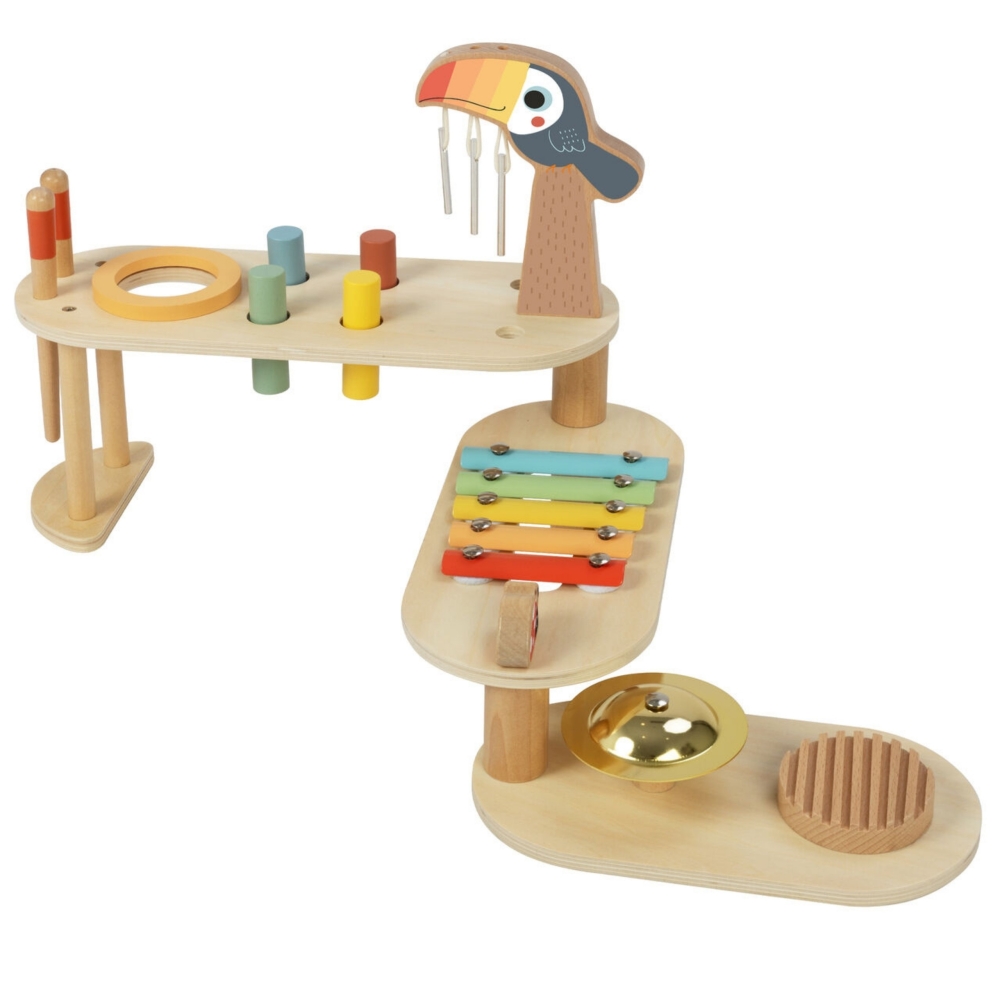 Mokomasis muzikinis stalelis TOOKY TOY Tukanas-LEKER-e-vaikas