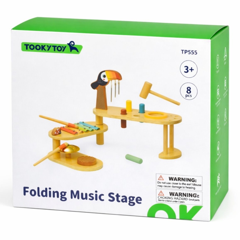 Mokomasis muzikinis stalelis TOOKY TOY Tukanas-LEKER-e-vaikas