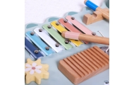 TOOKY TOY Wooden Manipulative Board Crocodile 3 pcs.					