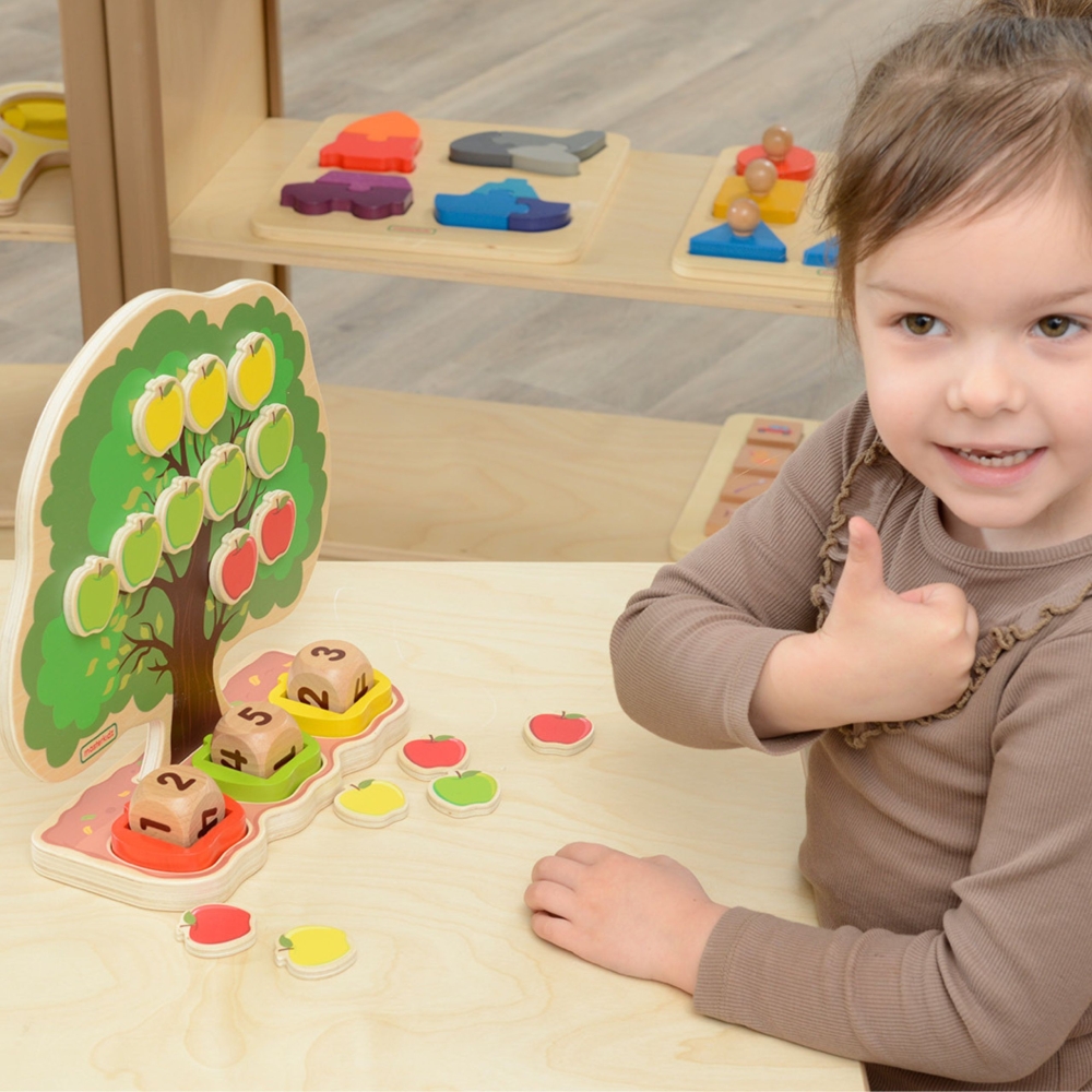 Medinė obelis – skaičiavimo mokymasis MASTERKIDZ-LEKER-e-vaikas