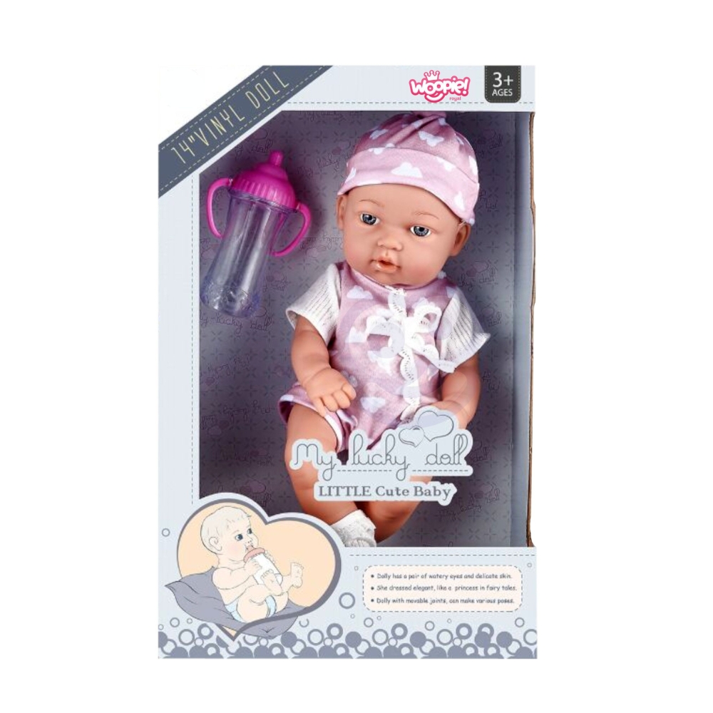 Lėlė kūdikis WOOPIE ROYAL 36 cm su kostiumėliu-Žaislai, Lėlės ir jų priedai, Lėlės-e-vaikas