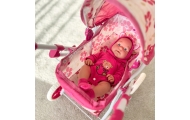 WOOPIE ROYAL Deep Doll Stroller with Adjustable Handle					