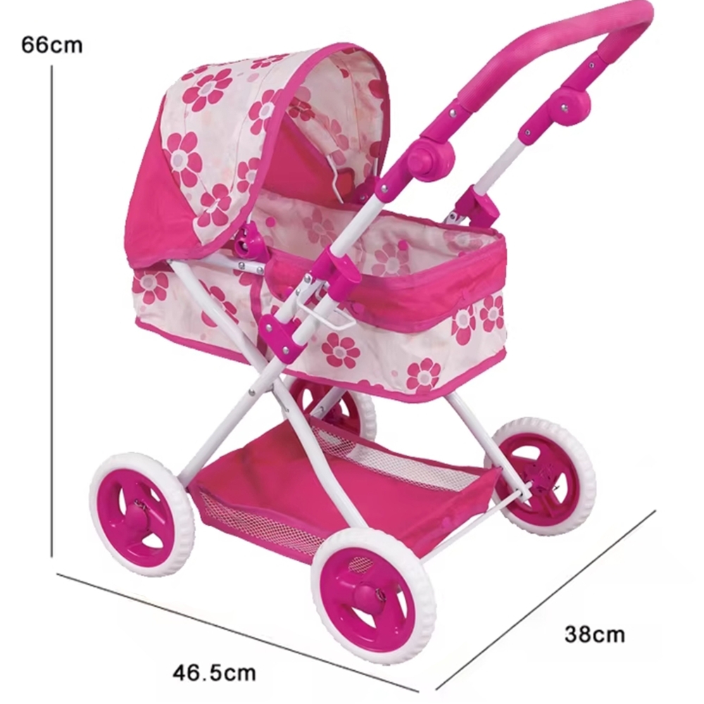 WOOPIE ROYAL Deep Doll Stroller with Adjustable Handle					