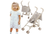WOOPIE ROYAL Vintage Flower Doll Stroller					