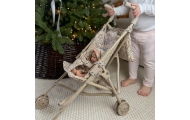 WOOPIE ROYAL Vintage Flower Doll Stroller					