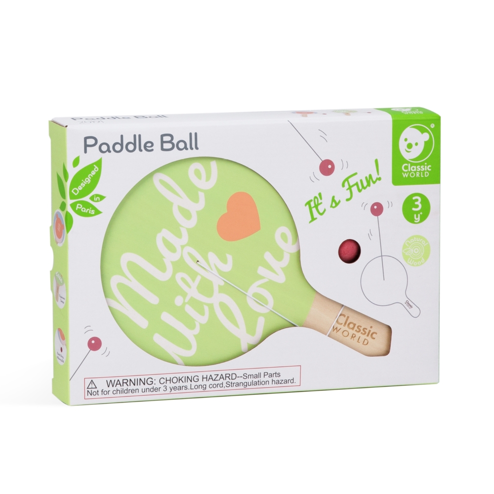 Arkadinis žaidimas CLASSIC WORLD Paddle Ball (nuo 3 metų)-LEKER-e-vaikas