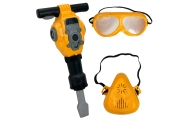 WOOPIE Little Handyman Tool Set Goggles Helmet Pneumatic Hammer 21 pcs.					