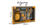 WOOPIE Little Handyman Tool Set Goggles Helmet Pneumatic Hammer 21 pcs.					