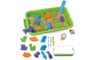 WOOPIE Kinetic Sand 1.5 kg XXL Set ZOO Safari Table with Molds					