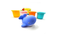 WOOPIE BABY Water Toy Ship Whale Overflow Cups					