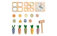 TOOKY TOY Wooden Spring Educational Cube 5-in-1					