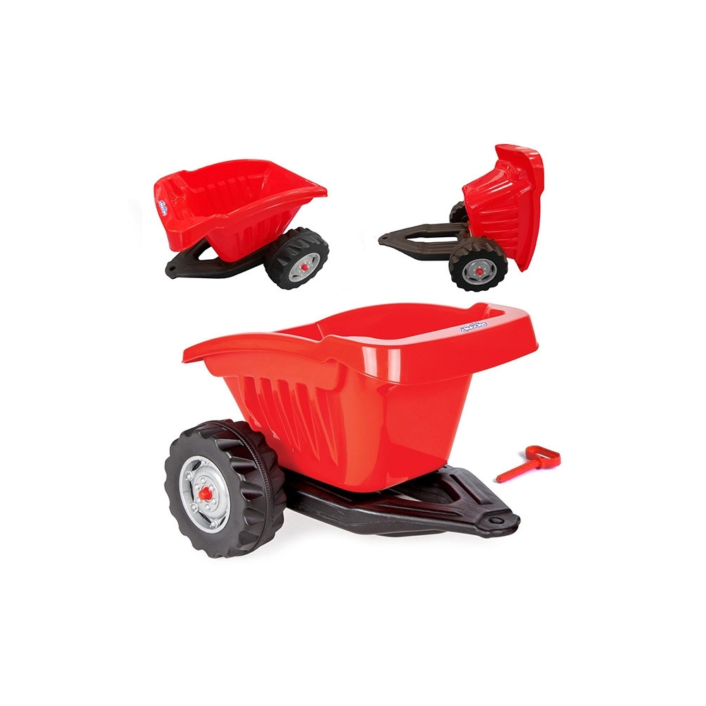 Savivarčio priekaba WOOPIE ACTIVE TRAILER, raudona, 35 kg-Judėjimui, Minami traktoriai ir jų priedai-e-vaikas