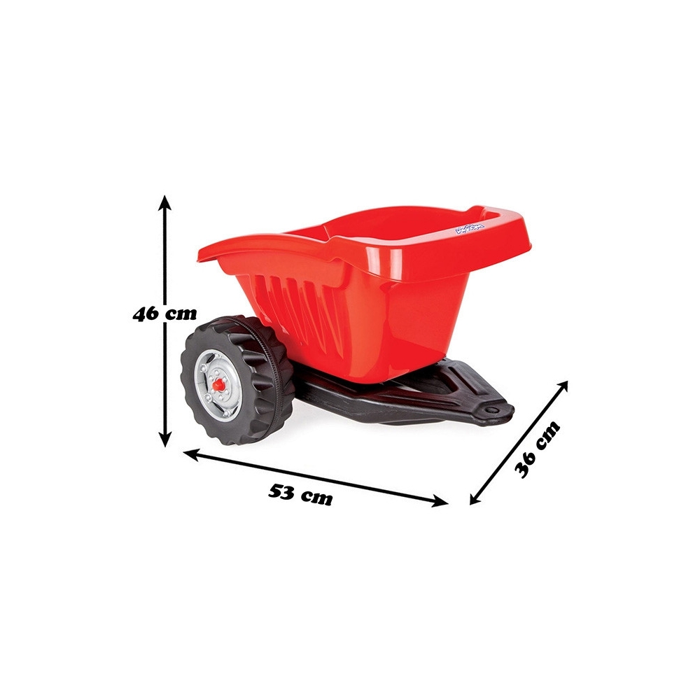 WOOPIE ACTIVE TRAILER Tipper Trailer Red 35 kg 
