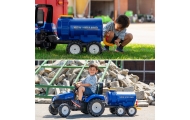 Autocisternos priekaba FALK su kraneliu New Holland, mėlynos sp.