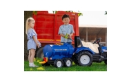 Autocisternos priekaba FALK su kraneliu New Holland, mėlynos sp.