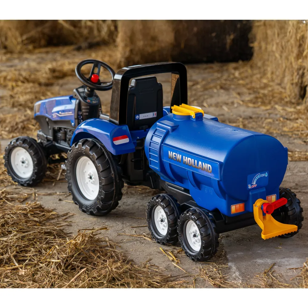 FALK Tanker Trailer with Tap New Holland Blue 3-7 Years 