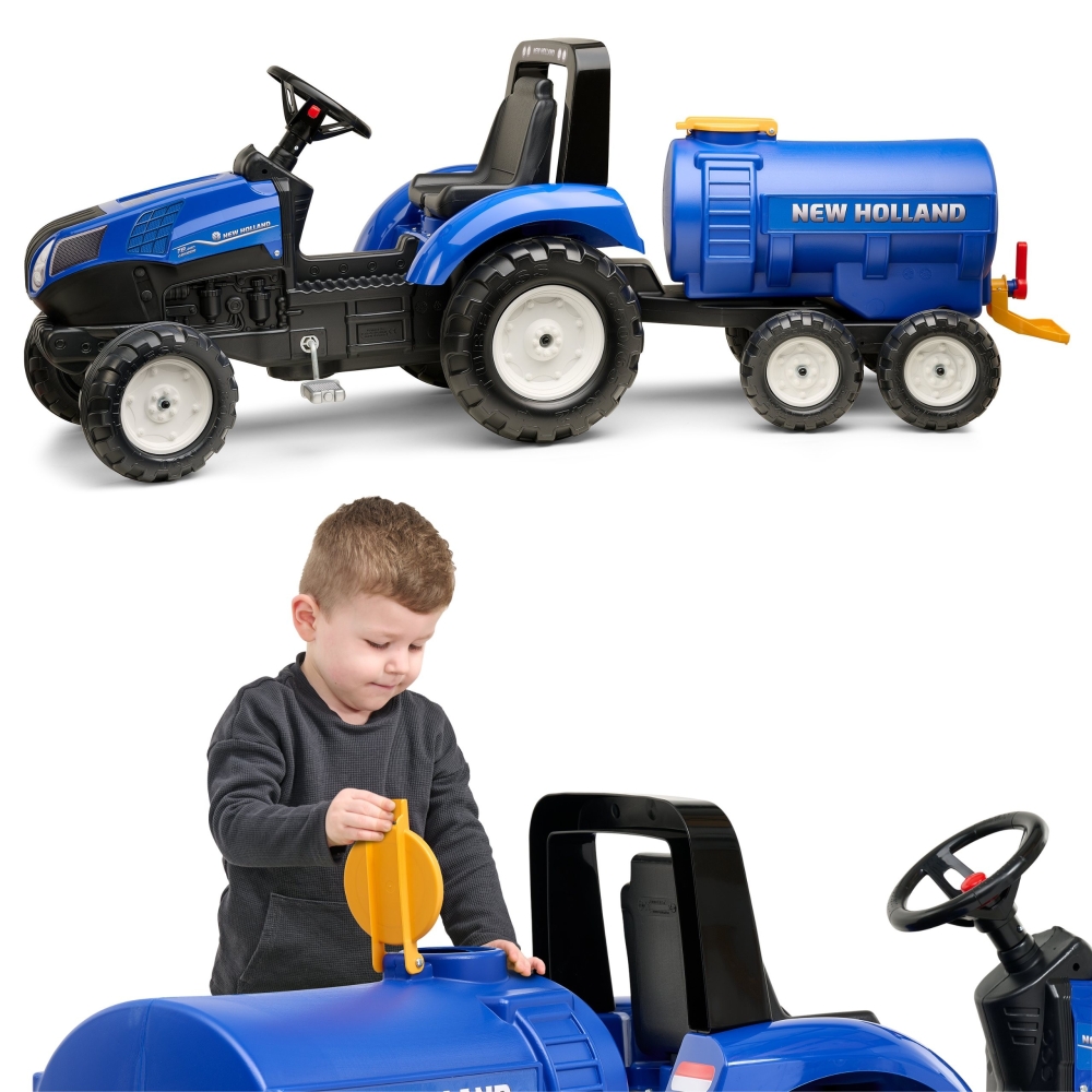 FALK Tanker Trailer with Tap New Holland Blue 3-7 Years					