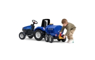 Autocisternos priekaba FALK su kraneliu New Holland, mėlynos sp.