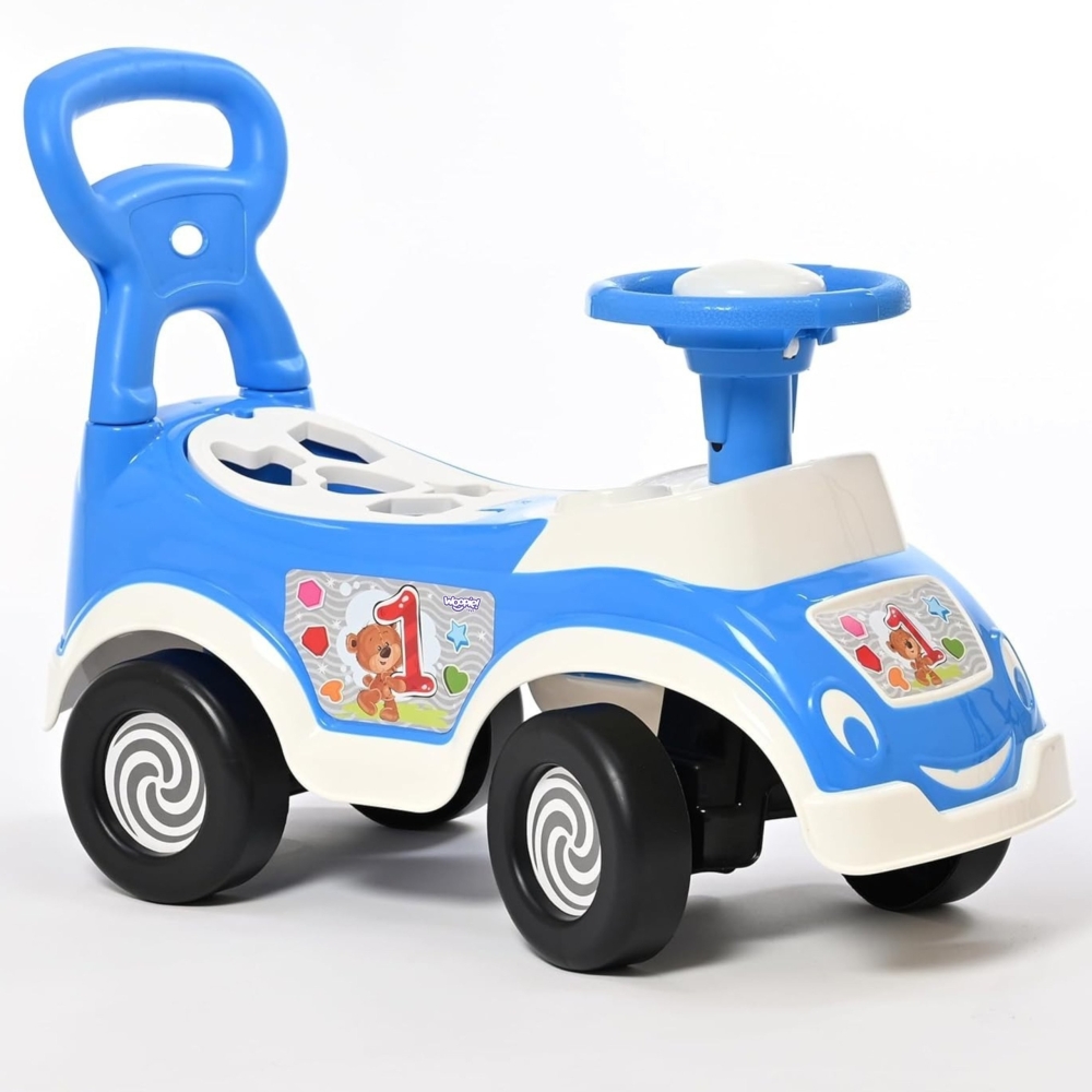 Paspiriama mašinėlė WOOPIE 4-in-1 formų rūšiuoklis, mėlyna-Judėjimui, Paspiriamosios mašinėlės ir jų priedai, Paspiriamos mašinė
