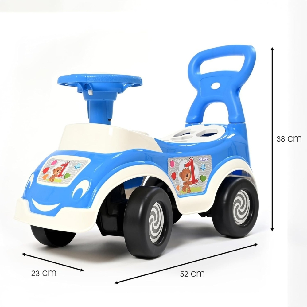 WOOPIE 4-in-1 Ride-on Sorter Pusher Walker + Horn Storage 