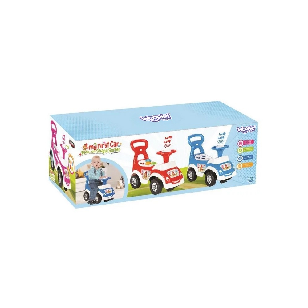 WOOPIE 4-in-1 Ride-on Sorter Pusher Walker + Horn Storage 