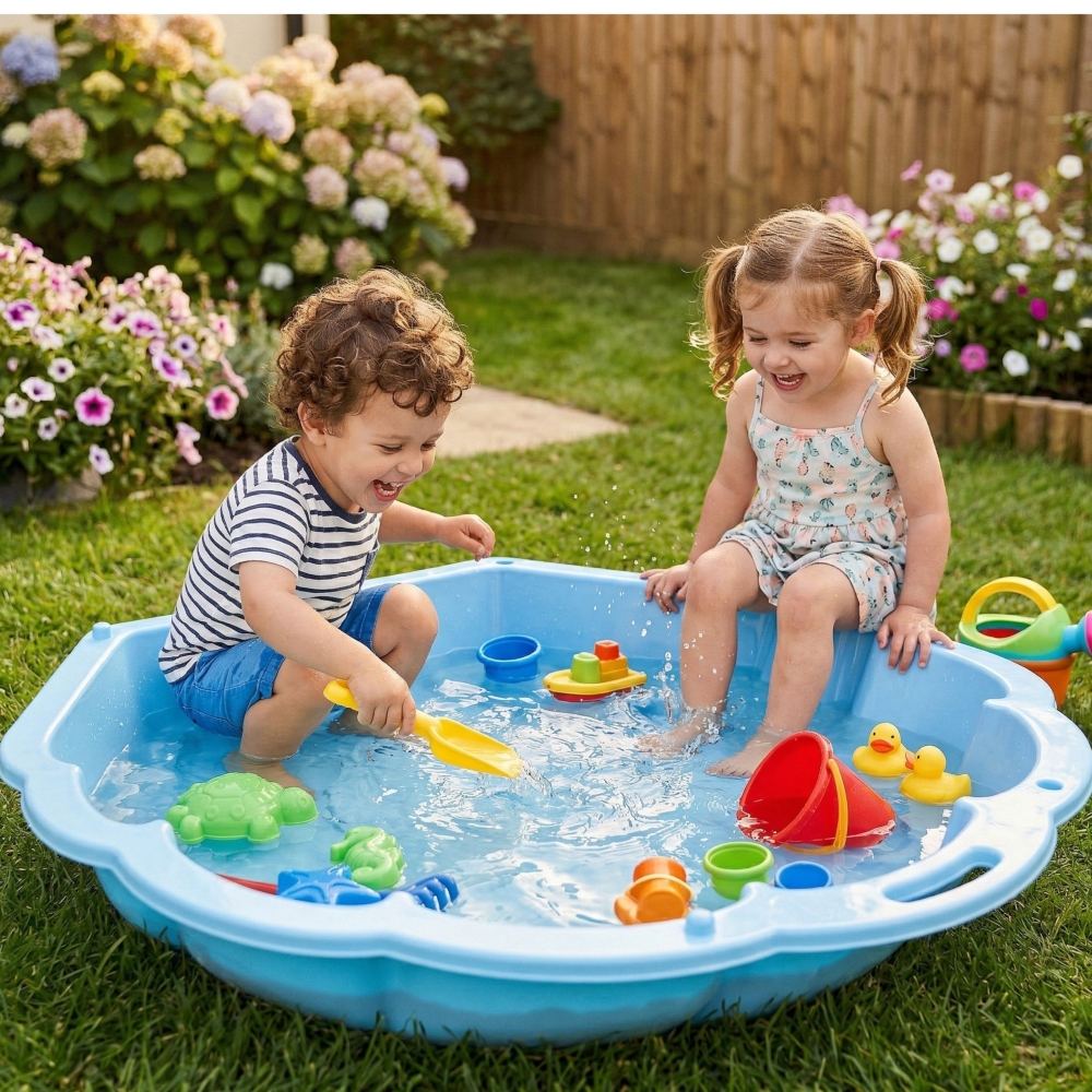 WOOPIE Sandbox Pool Shell Blue 3in1 Dry Pool 1 pc.					