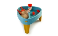 FEBER CASUAL 3in1 Water Table with Cover Sandbox Desk Picnic Table Accessories					