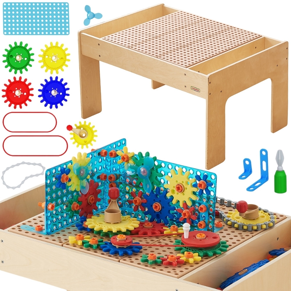 Medinis STEM užsiėmimų stalo komplektas MASTERKIDZ-Laikina-e-vaikas